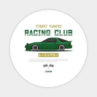 Midnight Racer Green FC3S RX7 JDM Magnet